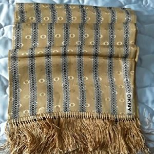 NWOT 90's DKNY 💯% SILK Long Scarf